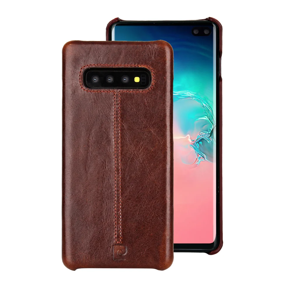 Чехол Pierre Cardin для samsung Galaxy S10/S10 Plus, чехол на заднюю панель, Винтажный чехол из натуральной кожи для samsung S10/Plus