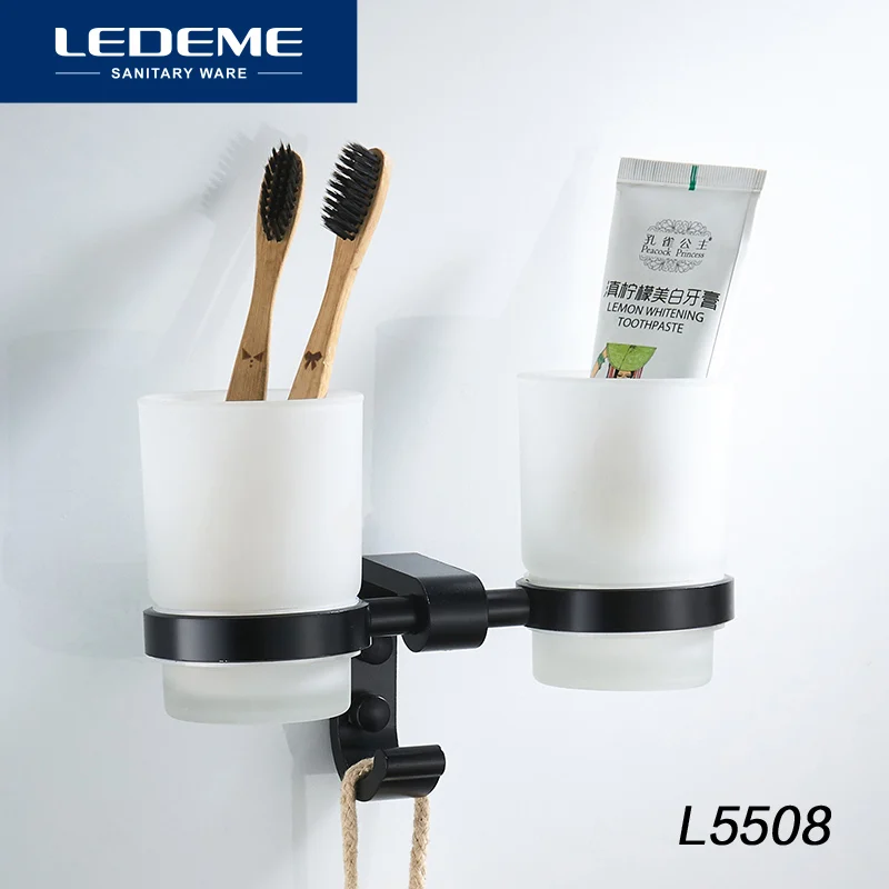 LEDEME держатели для стаканов с распылителем краски черные чашки из