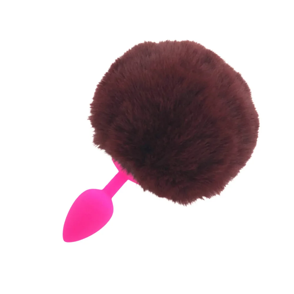 Анальная пробка для взрослых массажные аксессуары пар лиса кролик хвост Женская