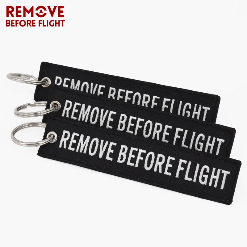 Брелок для ключей от производителя REMOVE BEFORE FLIGHT специальный значок с вышивкой