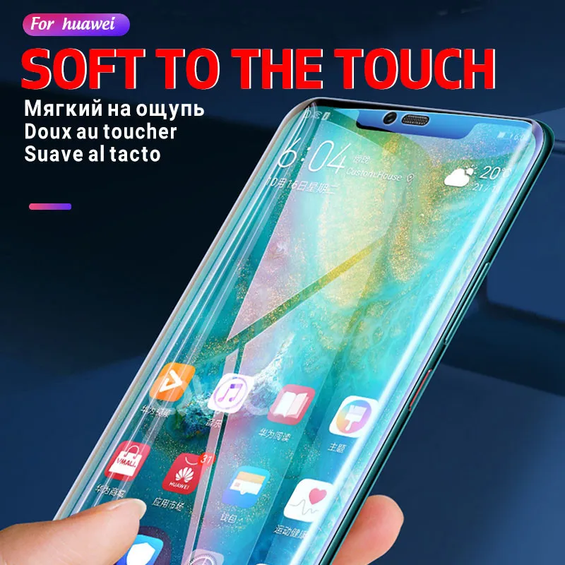 20D Гидрогелевая пленка для huawei P20 P10 Lite Pro P Smart Защитная пленка для экрана huawei mate 20 10 Lite Pro Ультра тонкая защитная