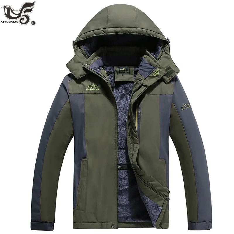 XIYOUNIAO, мужская зимняя куртка, 7XL, 8XL, 9XL, толстая, теплая, ветровка, парка, пальто, мужская, повседневная, съемная, с капюшоном, водонепроницаемая, мужские куртки