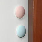 Новый Силиконовый протектор стен дверная ручка Бампер Защитный стопор самоклеящийся резиновый круглый дверной столбик противоскользящая наклейка