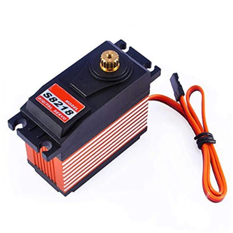S8218 40 кг металлическая передача цифровая 6 V-7,4 V высокий крутящий момент Hv Servo Для 1/5 Rc автомобиль