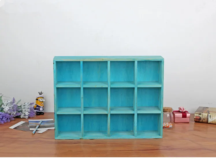 1 шт. Подвесной деревянный настенный ящик для хранения в стиле ретро винтажный