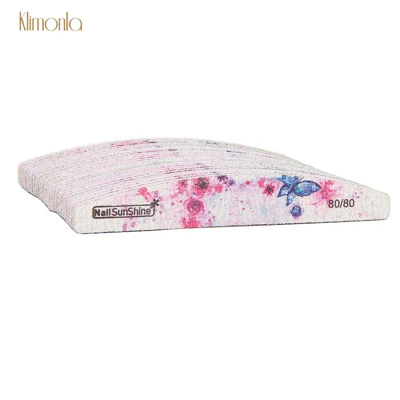 

25Pcs Double-sided Professional Nail File Zebra Curve Sanding Strips Nail Polishing Manicure Tools with Chinese Painting