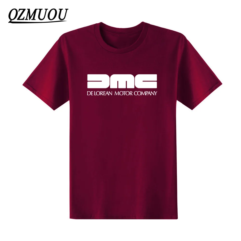 Новая мода DMC delean Мужская футболка обратно в будущее фильм Gildan футболки хлопковые