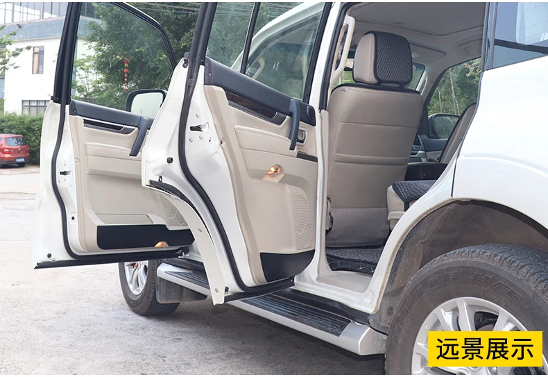 Для Mitsubishi Pajero V97 дверь анти-грязный коврик Pajero V93 кожа межкомнатные дверные панели защитные наклейки модифицированные