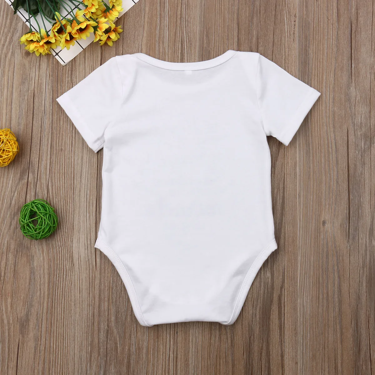 Костюм унисекс с короткими рукавами и надписью для новорожденных мальчиков