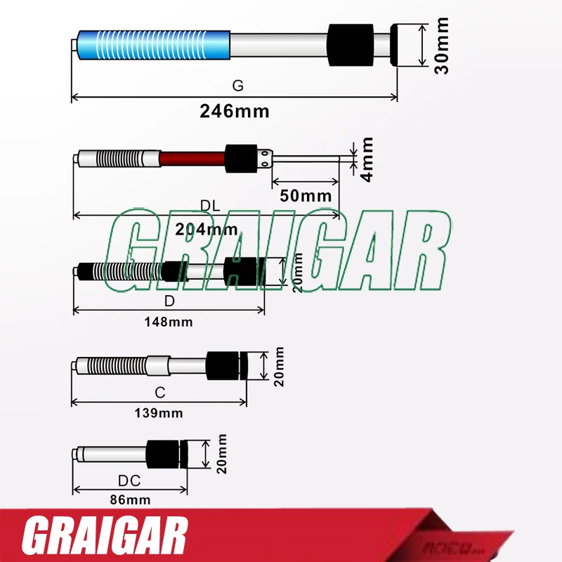Бесплатная доставка D Тип зонда ударное устройство для тестер твердости Leeb|impact