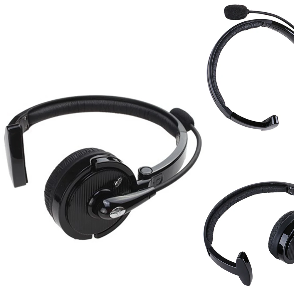 Моно беспроводной Бизнес Спорт шумоподавление Bluetooth над шумоподавляющая гарнитура с микрофоном|Наушники и