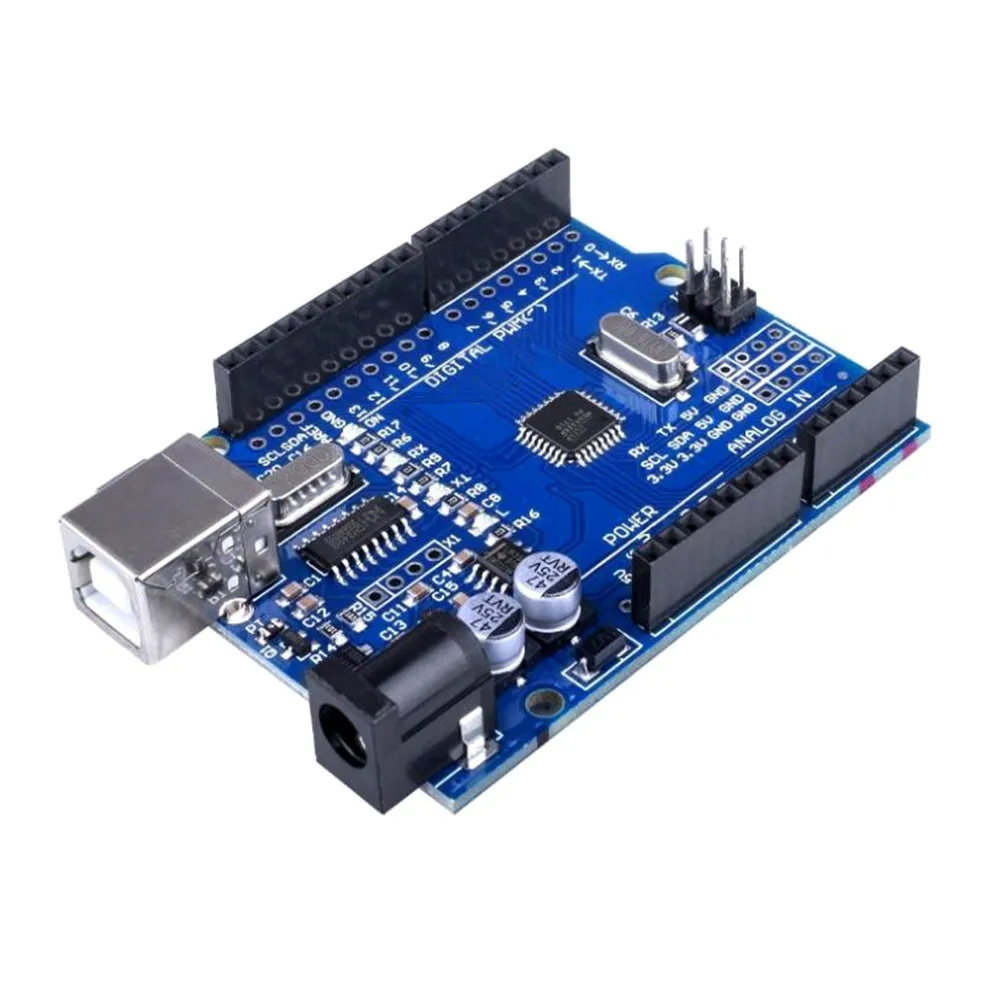Для UNO R3 ATmega328P CH340 макетная плата для Arduino Φ набор разработки микроконтроллера