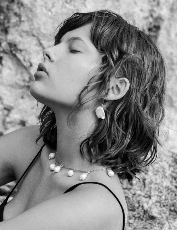 Серьга из натурального пресноводного жемчуга, золото, новинка, бисер, boho, висячие серьги в виде цветка для женщин, brincos para as mulheres