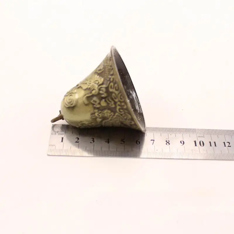 6x6cm 5pcs Feng Shui Chinese Metal Bell Charm Dragon and Phoenix Figure Decor-Traditional China Lucky Bells J1561 | Украшения и