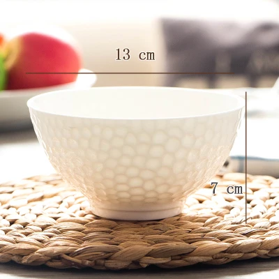 5 inch 4,5/5/6 дюймов, цвета слоновой кости для малышей миска для снеков, творческий 3D воды дизайн, Детские снэк-чаша для риса, китайская супная, милый Мороженое чаша - Цвет: 5 inch