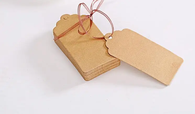 Праздничные принадлежности крафт бумага бирка подвесной бумажный карты пустой