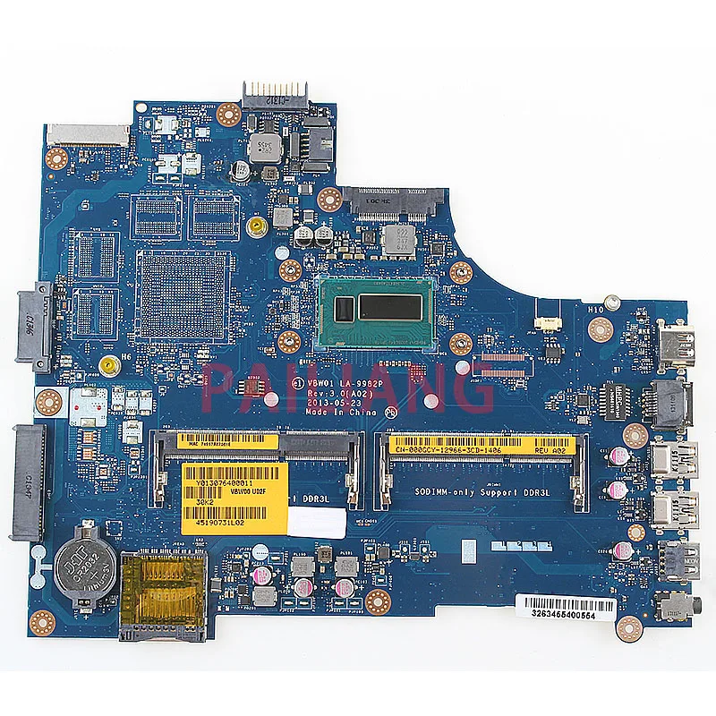 PAILIANG материнская плата для ноутбука DELL Inspirion 15R 3537 5537 I5 4200U ПК CN 000GCY VBW01 LA 9982P tesed
