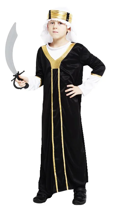 White Black Children Boy Arab Greece Rome Prince Role Play Cosplay Costume Halloween costume Purim | Тематическая одежда и
