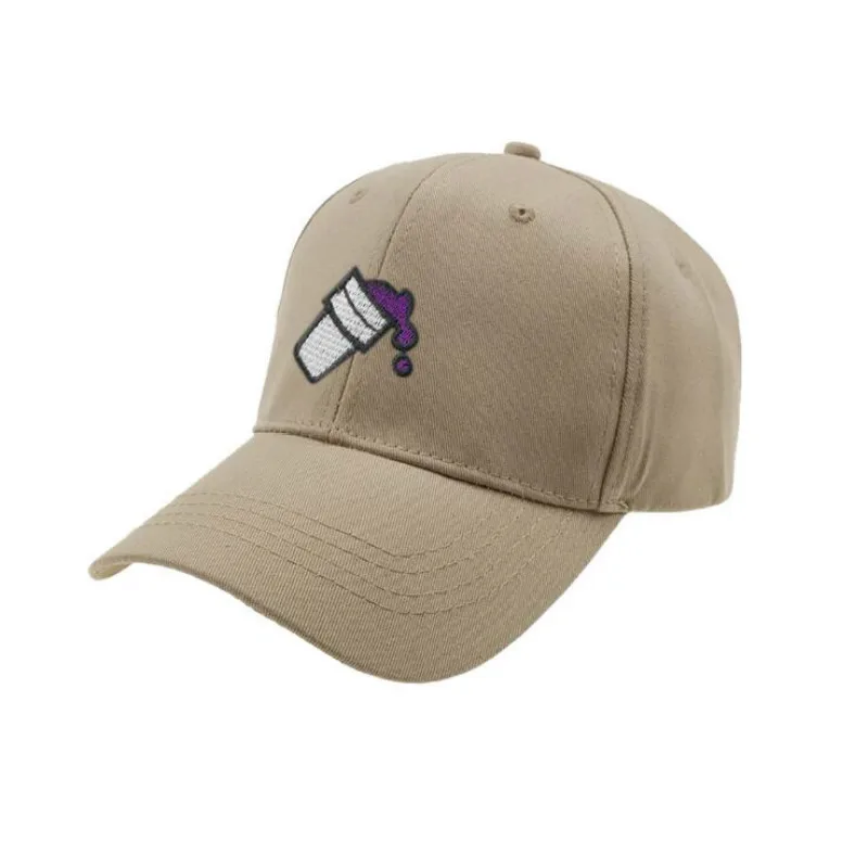 Стакан с кока-колой бейсболка для женщин хлопок фиолетовый питьевой Snapback хип хоп кепка футболка с дельфином Kpop мужская шляпа мороженое папа шляпа Прямая поставка