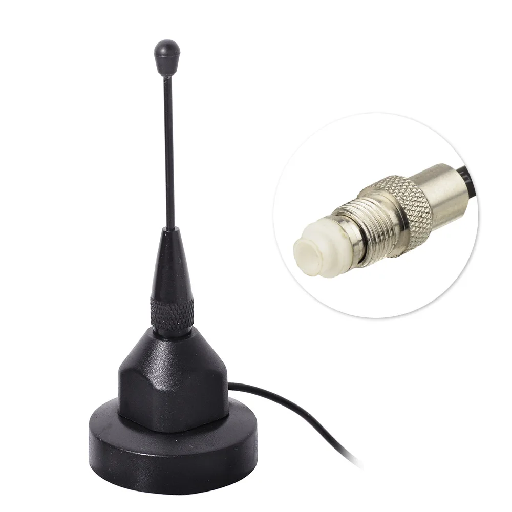 

Eightwood Car GSM Radio Antenna 890-960MHz 3dBi Magnetic Stab Vertical Omni Directional FME Female Connector RFIT AM/FM Radio