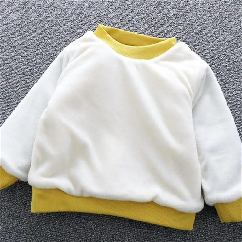 2018 Рождественский осенне зимний теплый флисовый Толстый Пуловер для маленьких