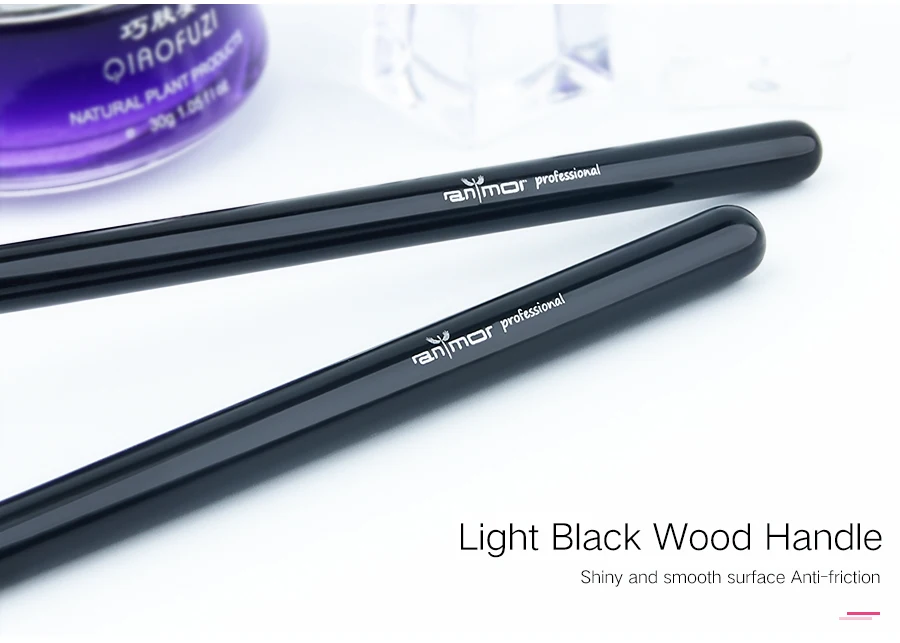 Anmor чистый конский волос Конические Смешивание глаз затенение кисточки Professional Smoky тени для век макияж расчёски для волос CFCB-E05