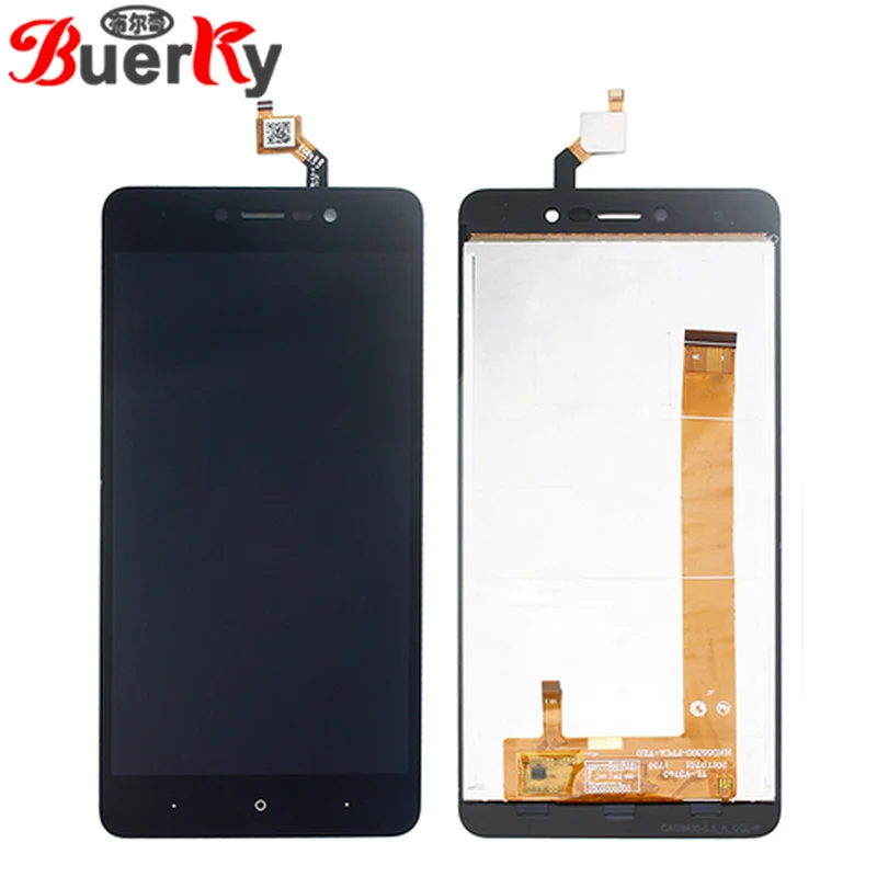 BKparts 5 шт. для Wiko Lenny 4 Plus Lenny4 plus ЖК дисплей сенсорный экран стекло дигитайзер полная