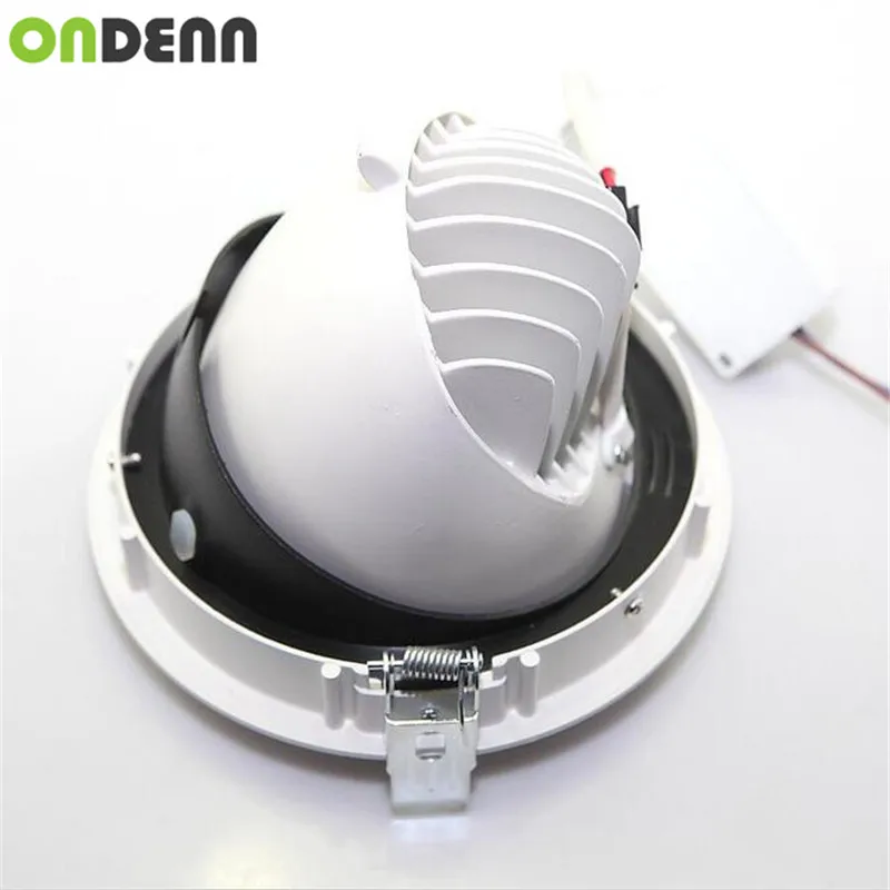 Регулируемый светодиодный точесветильник светильник с COB матрицей вращающийся