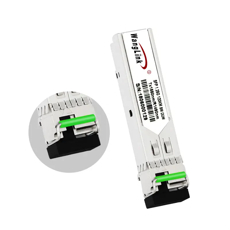 Wanglink 1 25G SFP оптический модуль DFB 1490nm/1550nm 120KM совместим с cisco sfp LC приемопередатчик