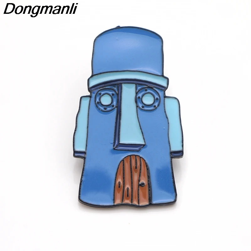 P3309 Dongmanli аниме милые эмалированные булавки и броши для женщин и мужчин нагрудные булавки рюкзак сумки значок дети подарки ювелирные изделия