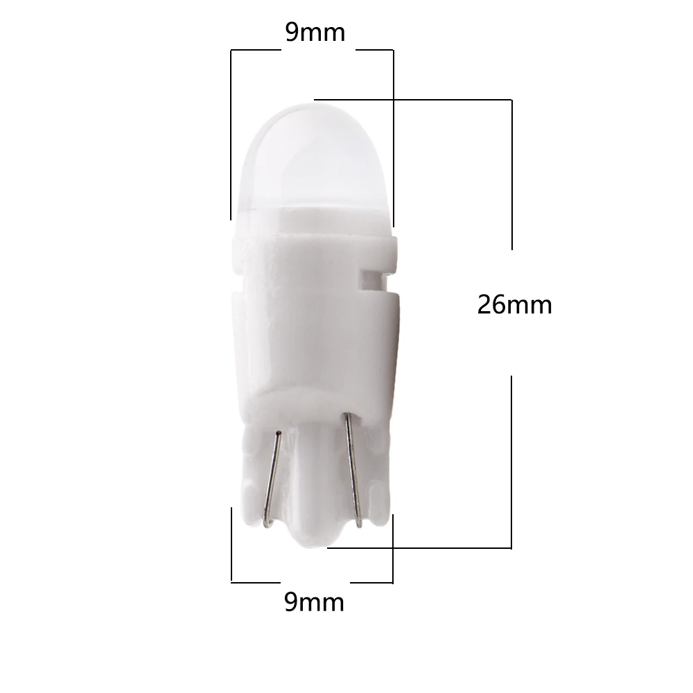 YM E-Bright 10 шт. T10 3030 2 SMD керамические лампы W5W 194 168 автогабаритные 12 В DC светильник
