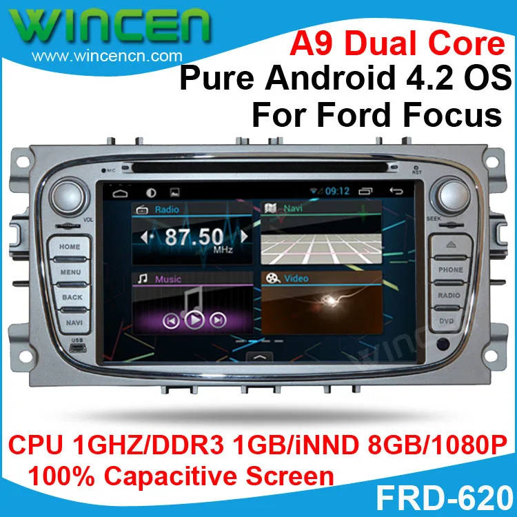 Android 4 2 автомобильный DVD GPS плеер для Ford Focus 2009-2012 1080p видео Поддержка тысяч