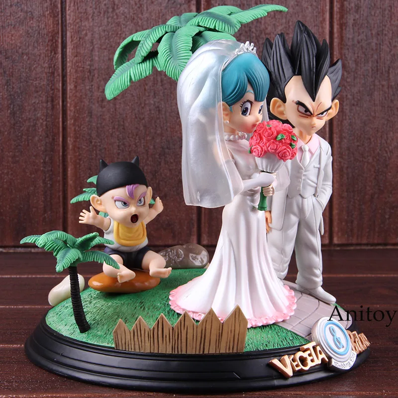 Игрушка из аниме Dragon Ball Vegeta& Bulma свадебный день ПВХ Статуя Фигурка Коллекционные Фигурки игрушки Dragon Ball Набор