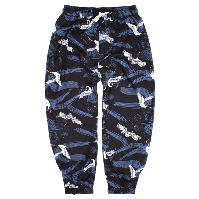 

Hip Hop Harem Pant Men Fashion Printed Joggers Pants 2019 Streetwear Men Women Casual Harajuku Sweatpants Elastic Waist GM23