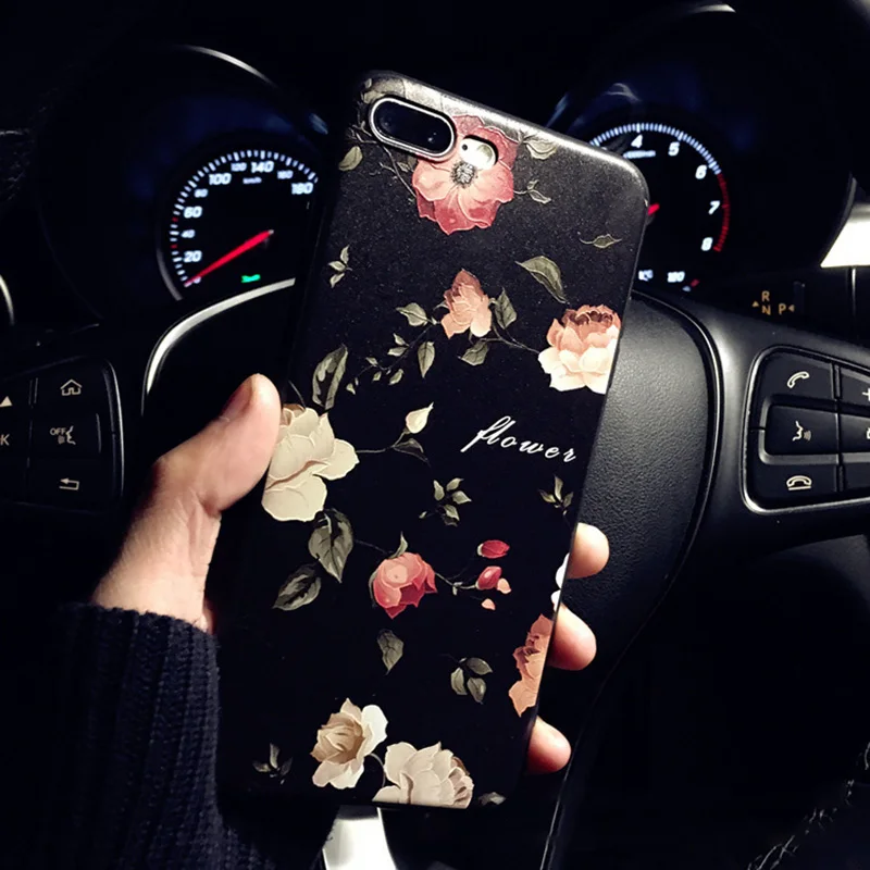 YIJIAMO чехол для телефона iPhone6S 7 8 плюс мобильный телефон iPhone7 X XS XR цветочный дизайн