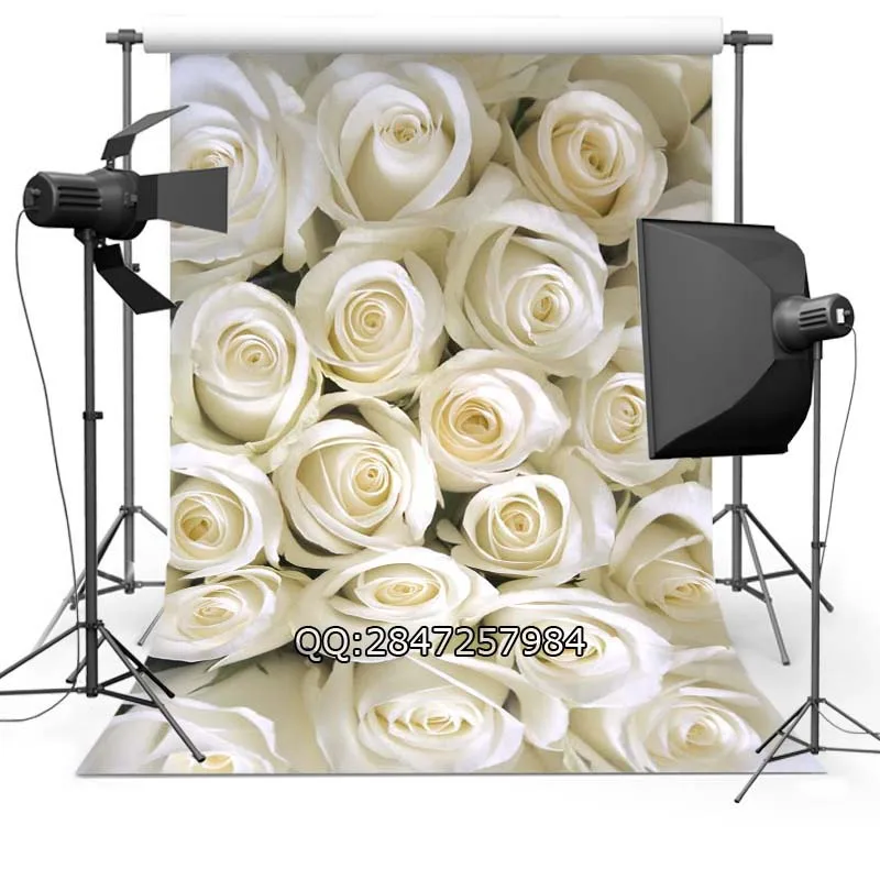 Свадебные цветы Виниловый фон для фотографий новорожденных фотосессий F-2387 |