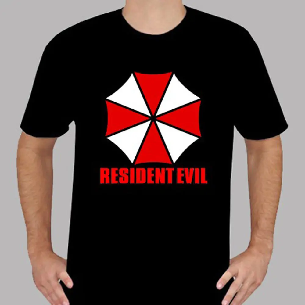 Новый Resident Evil Umbrella Corp Логотип Для мужчин черный футболка Размеры S к 3XL Новое