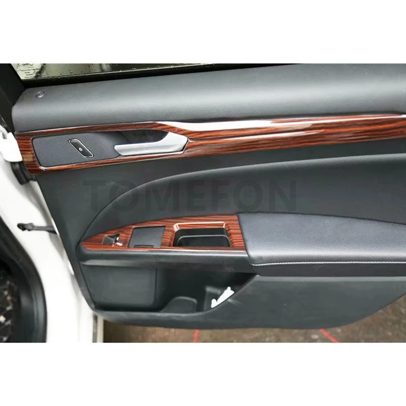 TOMEFON для Ford Mondeo 2013 ABS деревянная краска для салона, двери, переднее, заднее окно, переключатель вентиляционного отверстия, переключения передач, накладка