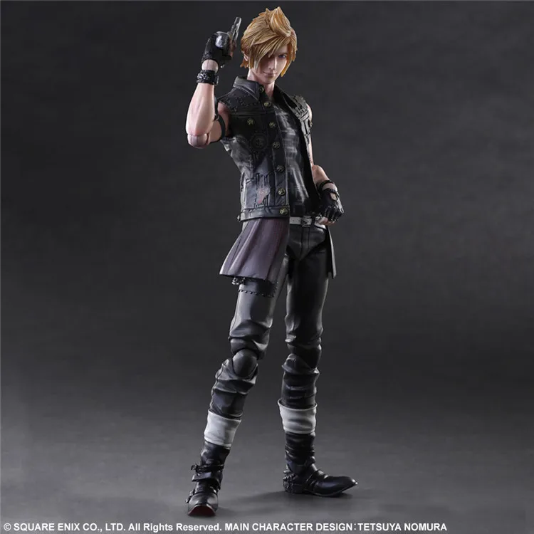 Экшн-фигурки Final Fantasy Prompto Play Arts Kai ПВХ игрушка 25 см аниме модель для фильма XV Playarts |