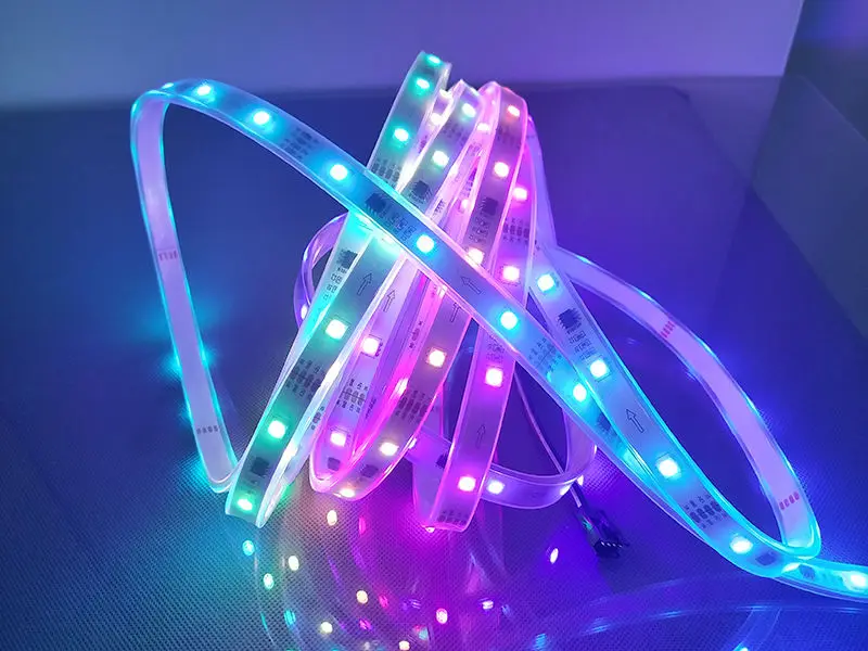 5 м 30 светодиодный s/M TM1934 цифровой RGB полосы 5050 SMD адресуемых гибкие Pixel Лента ТВ