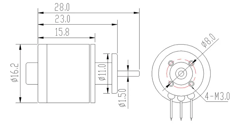 30 мм EDF Ducted Fan Set 6 Blades Электрический с 2s двигателем QF1611 7000KV / 14000KV бесщеточный мотор