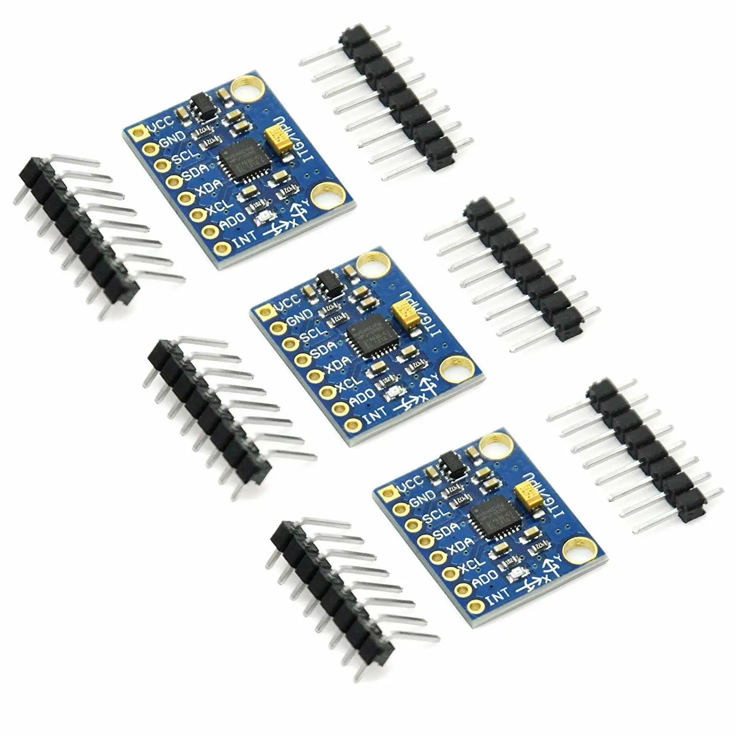 Осевой Акселерометр модуль гироскопа 16-битный преобразователь Ad выход данных Iic