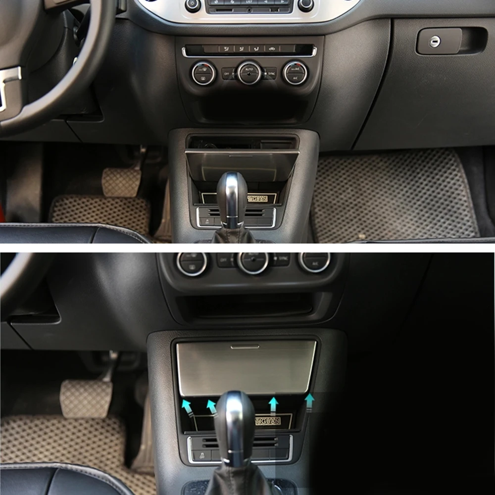 1 шт. наклейка на корпус центральной консоли автомобиля для Volkswagen VW Tiguan 2010 2011 2012 2013