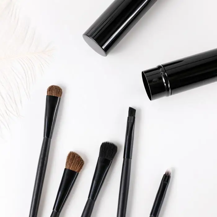 5 шт. Профессиональные портативные Косметические кисти для губ глаз Инструменты