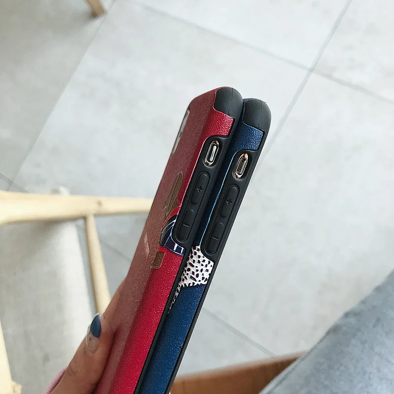 Silk base couple phone case for iPhoneXR XSMAX XS X iPhone 8 plus iPhone6s 6 7 cover stripe puppy dog |