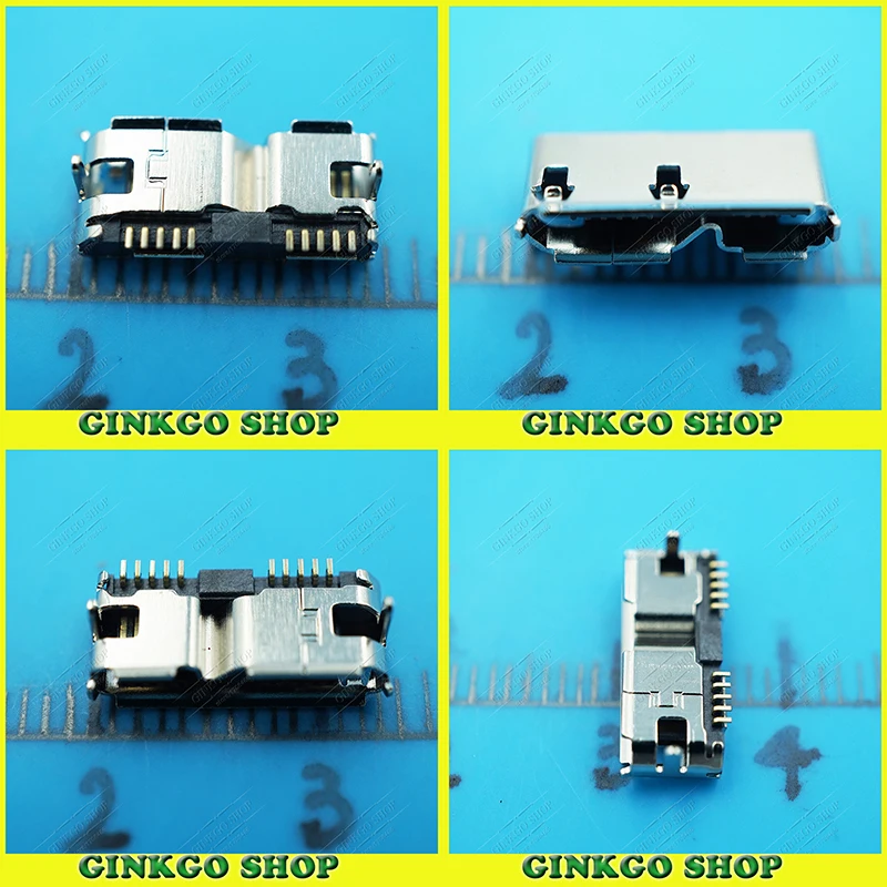 5 шт./лот Micro 3 0 USB разъем типа B DIP для зарядки Бесплатная доставка|socket connector|l