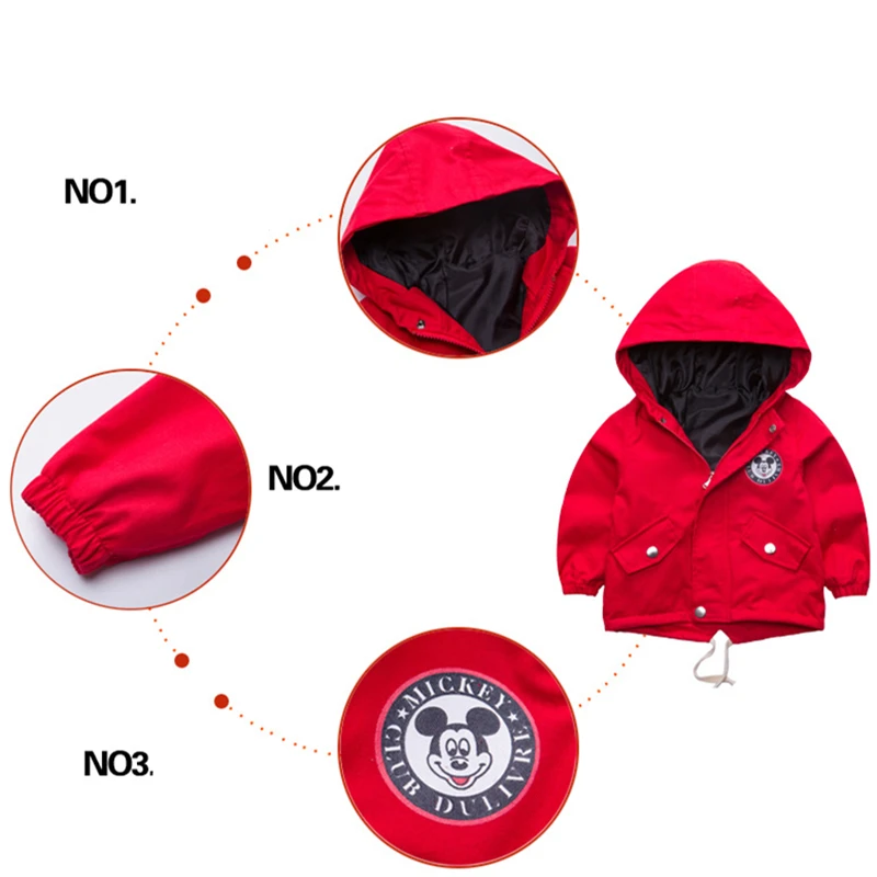 Куртка с Минни Микки весна осень 2019 куртка мультяшным принтом одежда для