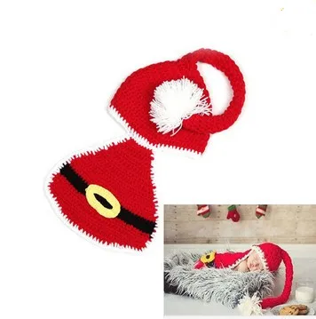 Новорожденная Рождественская одежда детская вечеринка ручная Фотография мини