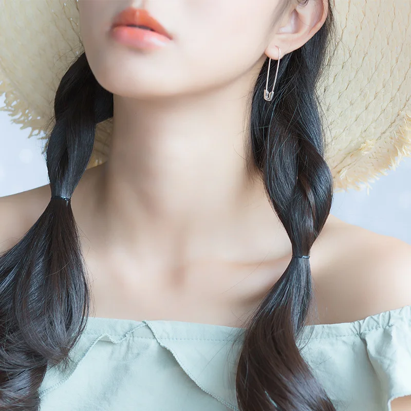 Женские серьги пусеты из бумаги ювелирное изделие серебра 925 пробы для девочек не
