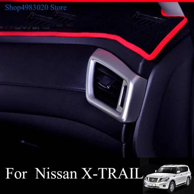 car garnish cover trim ABS chrome Left and right upside Air conditioning Outlet Vent For Nissan X-trail xtrail T32/Rogue 2017 20 |